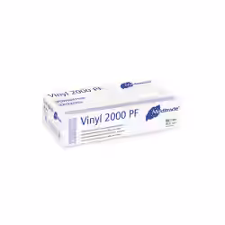 Meditrade Vinyl 2000 PF Untersuchungshandschuh 1251M