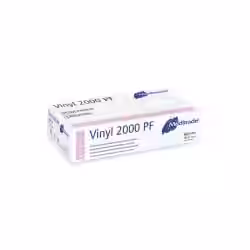 Meditrade Vinyl 2000 PF Untersuchungshandschuh 1251XL