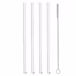 Metaltex Trinkhalme aus Glas