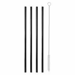 Metaltex Trinkhalme aus Inox-Edelstahl