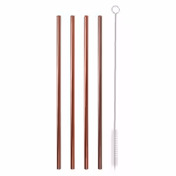 Metaltex Trinkhalme aus Inox-Edelstahl