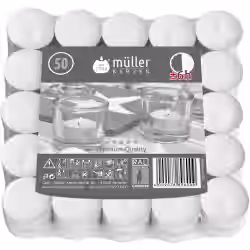 Müller Kerzen Teelichter 6h