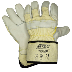 NITRAS ARES Rindvolllederhandschuhe 1403K-8