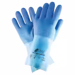 NITRAS "Blue Power Grip" Säureschutzhandschuhe 1611-10
