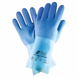 NITRAS "Blue Power Grip" Säureschutzhandschuhe 1611-8