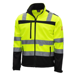 NITRAS Hawkeye Warnschutz-Softshelljacke