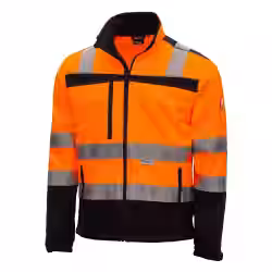 NITRAS Hawkeye Warnschutz-Softshelljacke