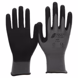 NITRAS Nylonhandschuhe mit Strickbund