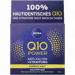 NIVEA Q10 Power Anti-Falten + Straffung Nachtpflege 50 ml - Dose