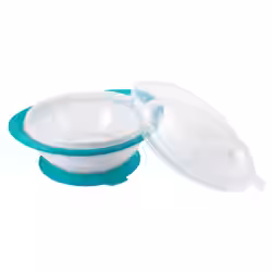 NUK Easy Learning Ess-Lern-Schale mit 2 Deckeln 10.255.198