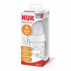 NUK First Choice+ Babyflasche aus Glas