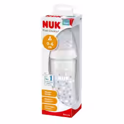 NUK First Choice+ Babyflasche aus Glas