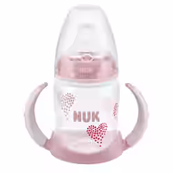 NUK First Choice Polypropylen Trink-Lern-Flasche mit Griff 10.215.198