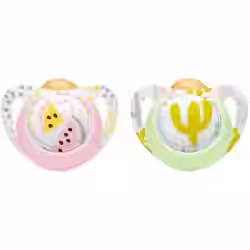 NUK Latex-Schnuller Genius Color für Mädchen 10.171.089