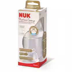 NUK Nature Sense Babyflasche mit Trinksauger 10.216.191