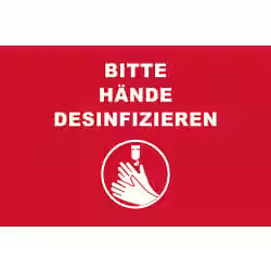Novus Hände desinfizieren Hinweismatten