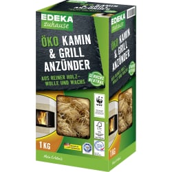 Öko Kamin- & Grillanzünder 1 kg - Packung