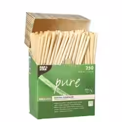 PAPSTAR PURE Trinkhalme 88482