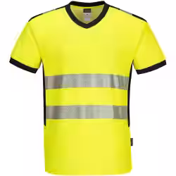 PORTWEST Warnschutz T-Shirt mit V-Ausschnitt PW310