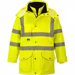 PORTWEST Warnschutz Winterjacke 7in1 S427 Traffic