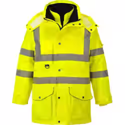PORTWEST Warnschutz Winterjacke 7in1 S427 Traffic