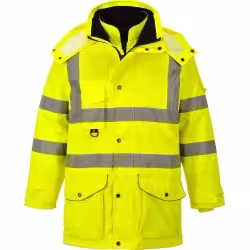 PORTWEST Warnschutz Winterjacke 7in1 S427 Traffic