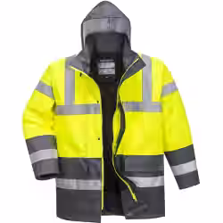 PORTWEST Warnschutz Winterjacke Kontrast Traffic