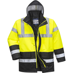 PORTWEST Warnschutz Winterjacke Kontrast Traffic