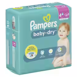 Pampers Baby Dry 4+ Maxi Plus Windeln