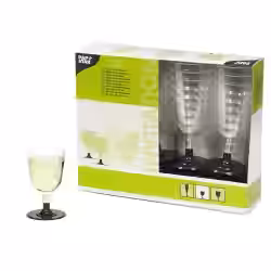 Papstar Invitation Stiel-Gläser für Weißwein