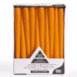 Papstar Leuchterkerzen orange 10393