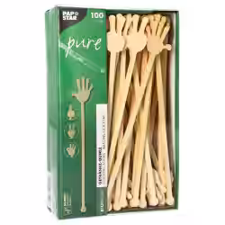 Papstar Pure Bambus Getränke-Quirle