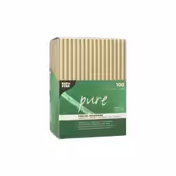 Papstar Pure Bio-Strohhalme Schilf 89730