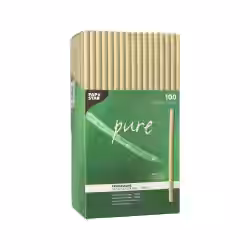 Papstar Pure Bio-Strohhalme Schilf 89731