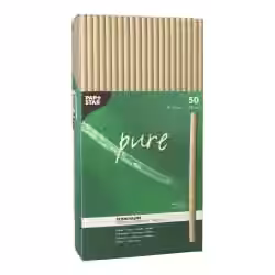 Papstar Pure Bio-Strohhalme Schilf 89732