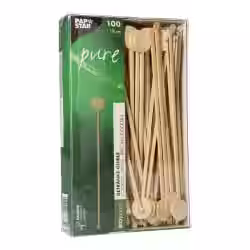 Papstar Pure Coin Bambus Getränke-Quirle