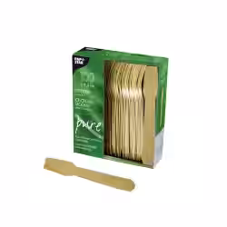 Papstar Pure Eislöffel Holz 10625