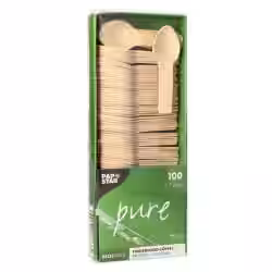 Papstar Pure Holz Fingerfood-Löffel