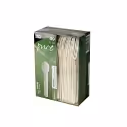 Papstar Pure Papier Kaffeelöffel
