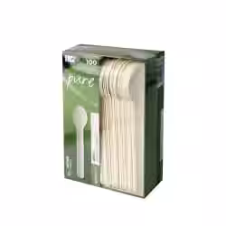 Papstar Pure Papier Löffel