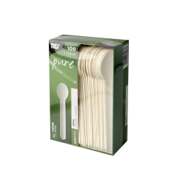 Papstar Pure Papier Löffel