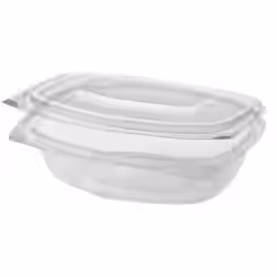 Papstar Pure Verpackungsbecher mit Klappdeckel 82202