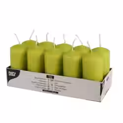 Papstar Stumpenkerzen kiwi 10585