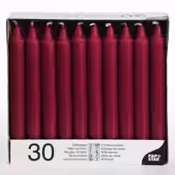 Papstar Tafelkerzen bordeaux 13701