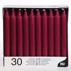 Papstar Tafelkerzen bordeaux 13701
