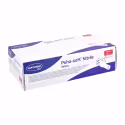 Peha-soft nitrile white powderfree Einmalhandschuhe 9422083