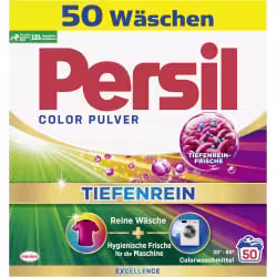 Persil Color Pulver Tiefenrein Colorwaschmittel 3 kg - Packung