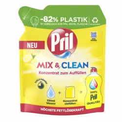 Pril Mix & Clean Geschirrspülmittel Konzentrat Zitrone P12MZ