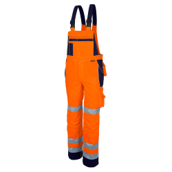 Qualitex Warnschutz Latzhose pro Warnschutz mg 245 1 Stück