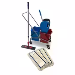 RMV Doppelfahrwagen verchromt Set 2 x 18 Liter